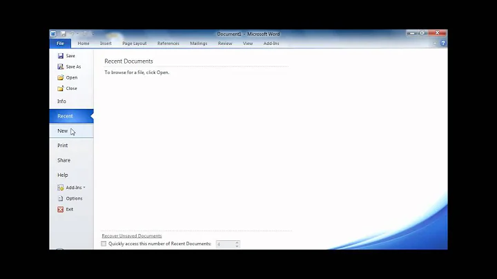 Microsoft Word 2010 - Quick demo (HD)