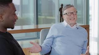Marques Brownlee Talking Tech Saving the World with Bill Gates!