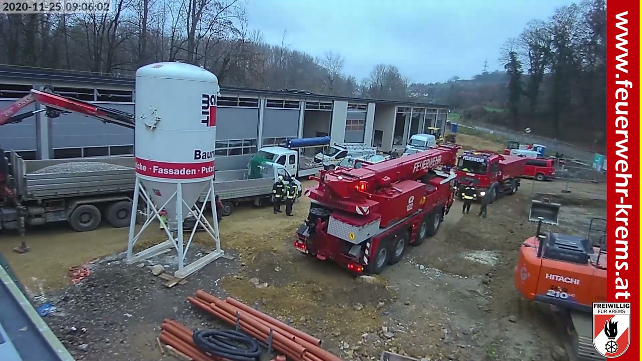 Timelapse Feuerwache Krems Süd 2020 2021