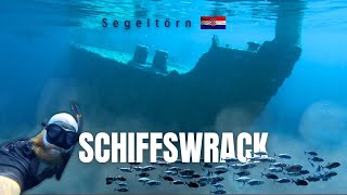 Segeltörn Kroatien | 76m Schiffswrack gefunden + schnorcheln