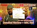 TCL ELIT200NC Neckband ANC,Hi-Res Music | Wired+Wireless Mode |  Detailed Review, MIC & Gaming Test