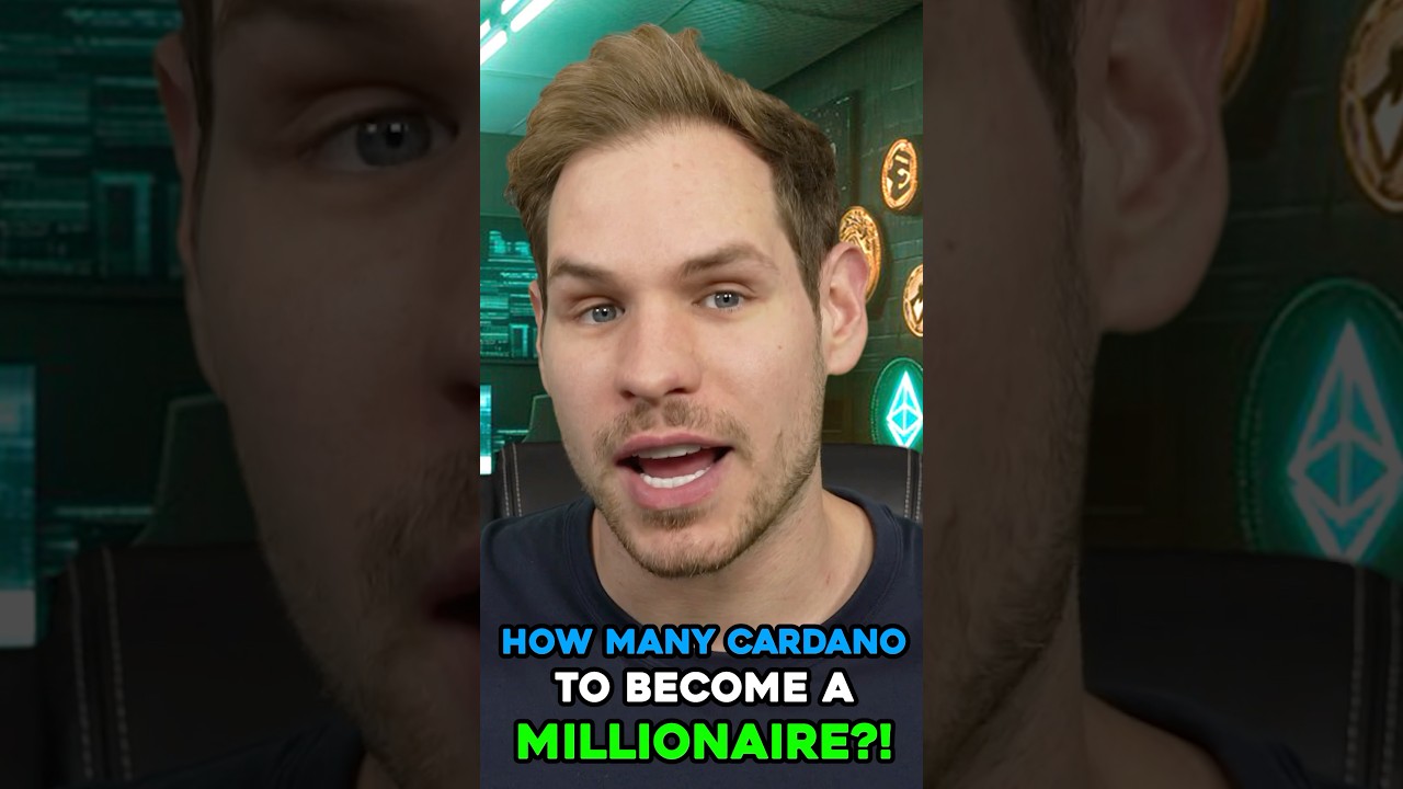 How Many Cardano to Become a Millionaire?! #shorts - YouTube