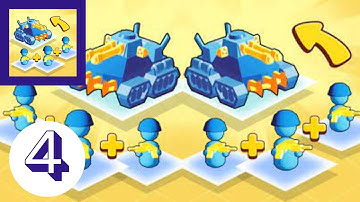 Merge Toy Army: Commander TD Walkthrough Gameplay Tutorial Part 4 || For Android and iOS