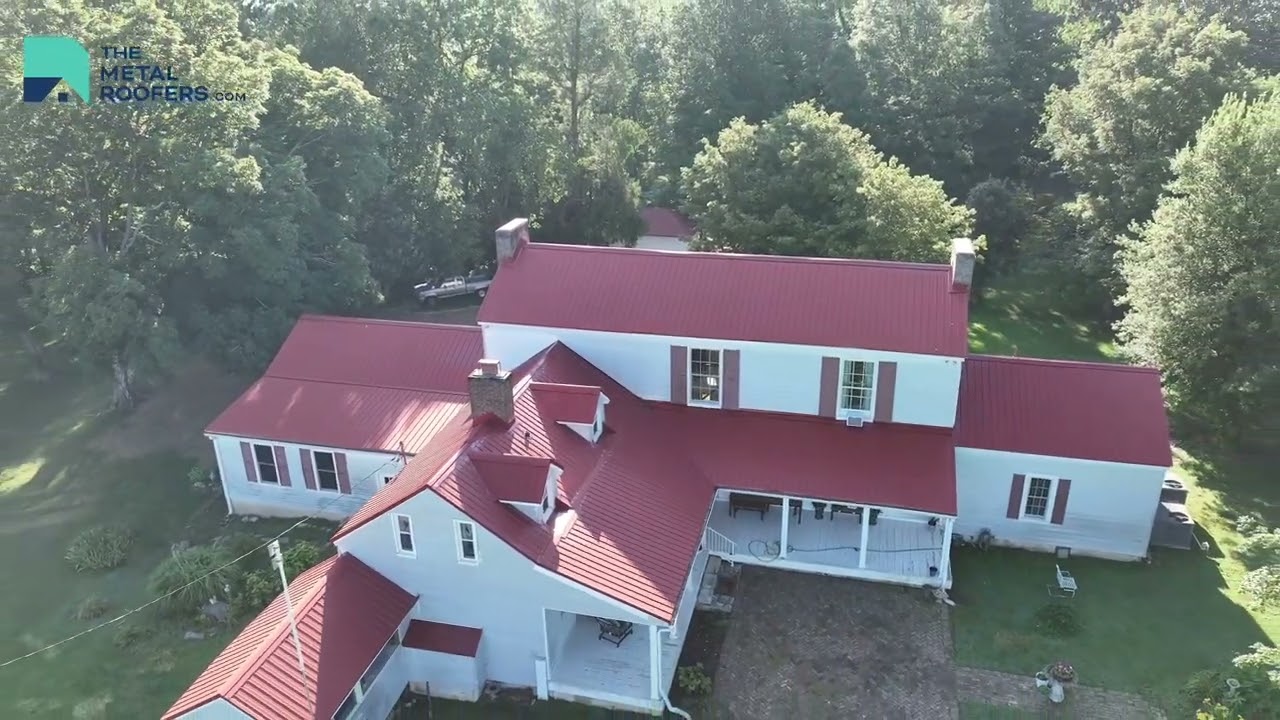 Barn Red Classic Panel Metal Roof
