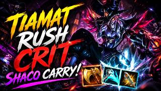 Buffed Tiamat Rush - 19 Kills Shaco Emerald Rank [League of Legends] Full Gameplay - Infernal Shaco