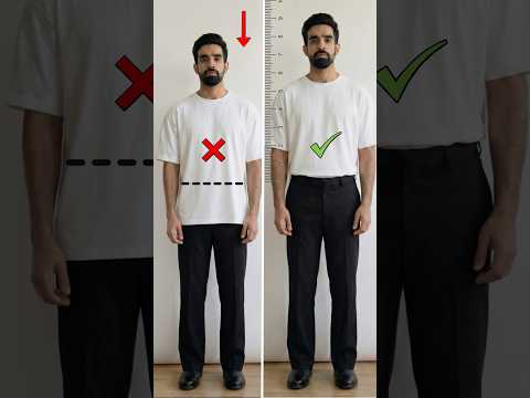 Short Height?Watch this! #height #shortheight #tall #looktaller