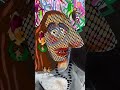 Mujer con rosario. www. es – street artist BCN, streetart video, street art video BCN