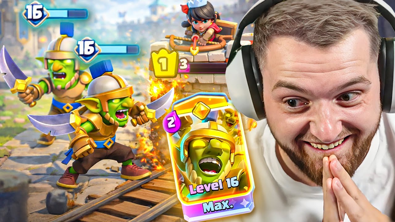 🥵😍BRUTALSTE Lvl 1 Acc. Folge! - NEUE LVL 16 HERO KOBOLDE - HART aber Unfair Clash Royale Experiment!
