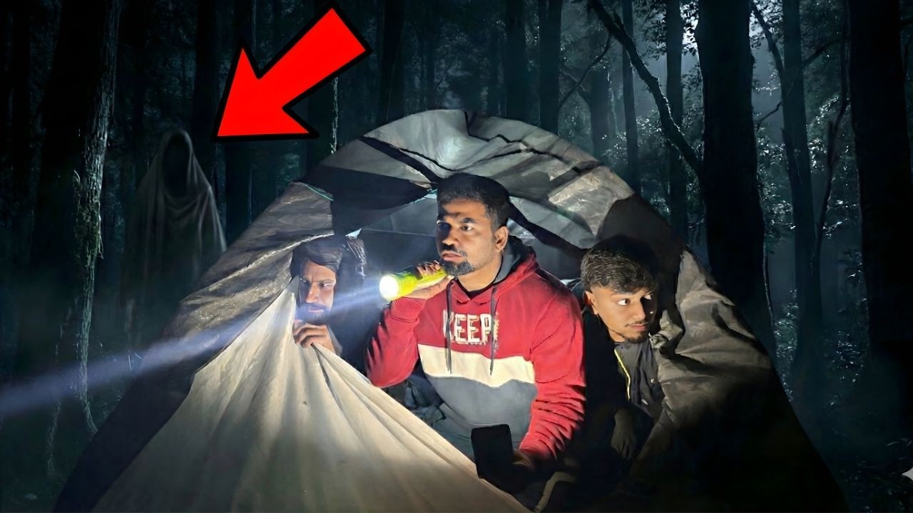 Staying in Haunted Jungle Gone Wrong 😳