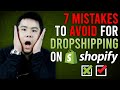 7 MISTAKES To Avoid Before Dropshipping With Shopify In 2021 (These Will Shock You)