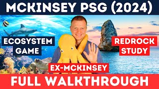 McKinsey Problem Solving Game (PSG): Ecosystem Game & Redrock Study | COMPLETE “SOLVE” WALKTHROUGH