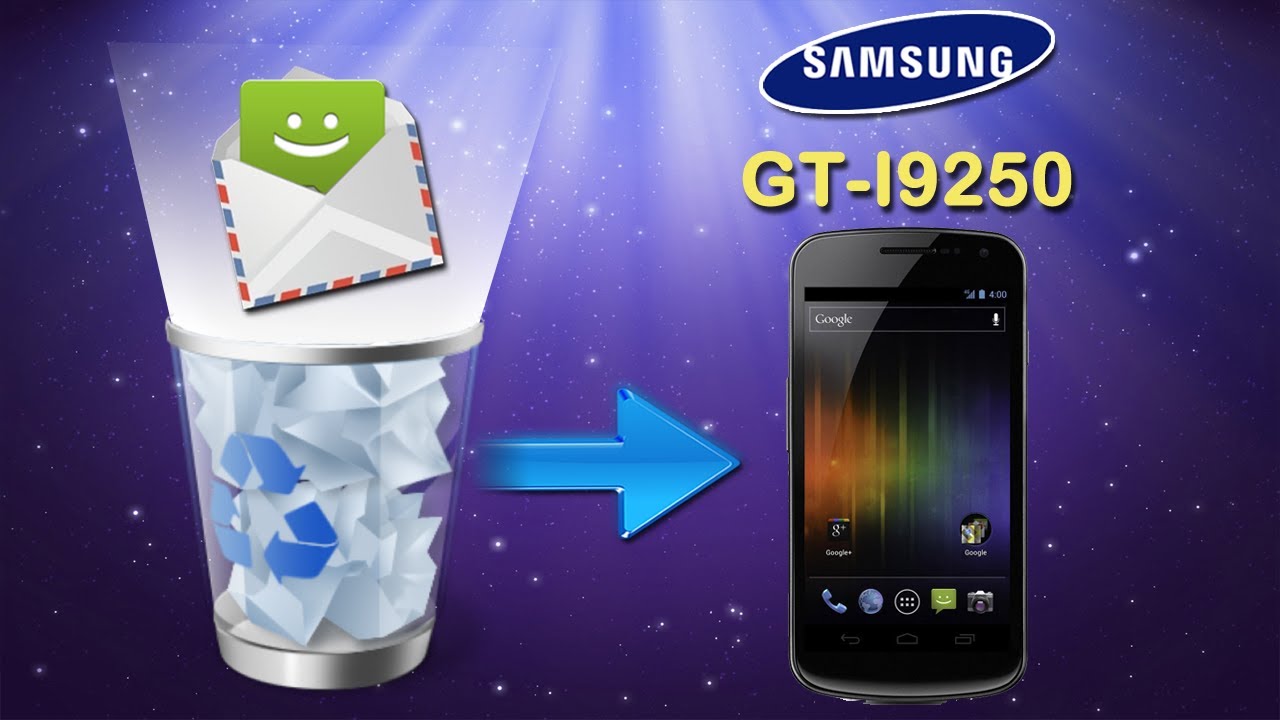 How to Recover Deleted SMS Text Messages on Samsung Galaxy Nexus (GT I9250)?