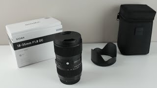 Sigma 18-35Mm F1.8 Art Lens - Unboxing And Overview