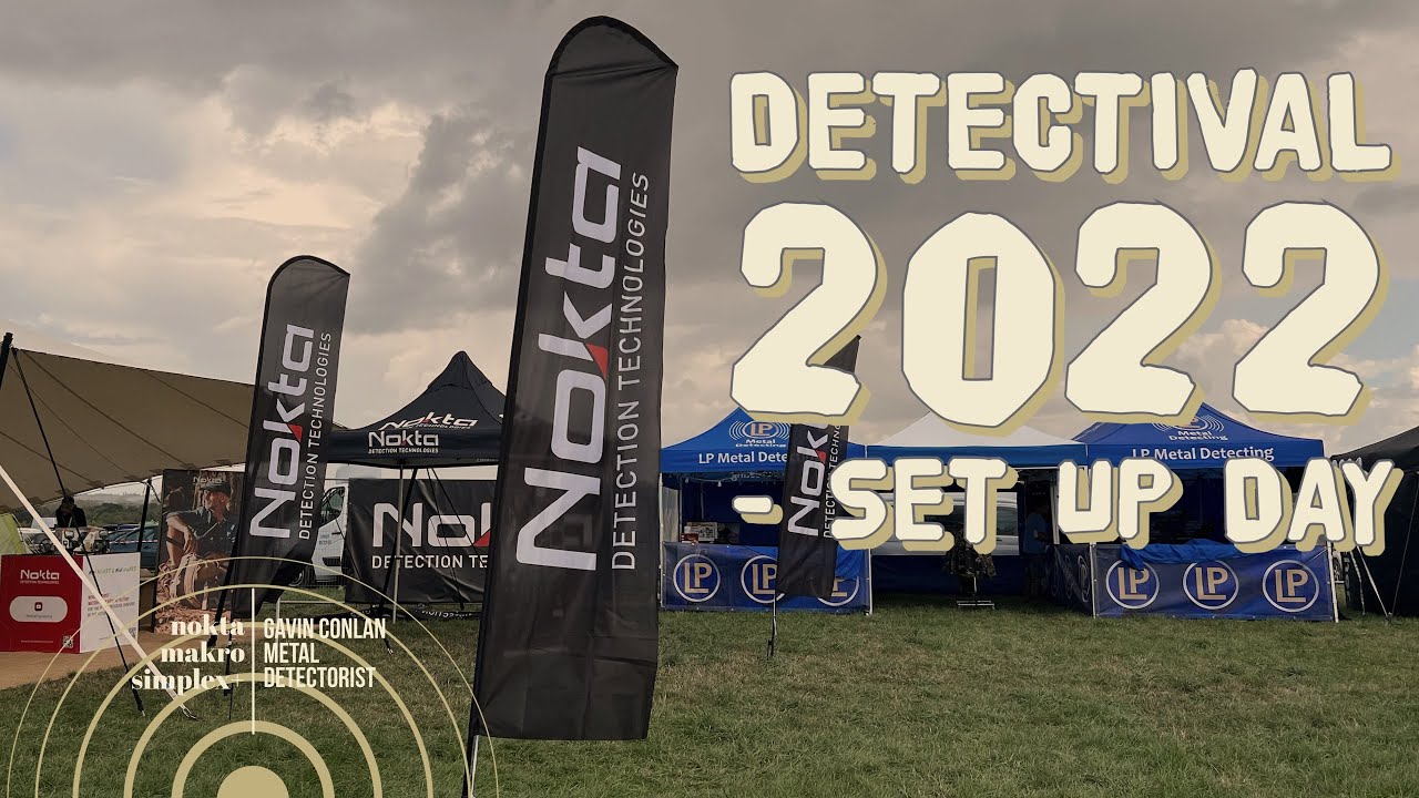 DETECTIVAL 2022 - Set Up Day! Can I find gold like I did last year? 🤞# ...