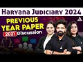 Haryana judiciary 2024  hjs previous year question paper 2021 discussion  hjs paper analysis
