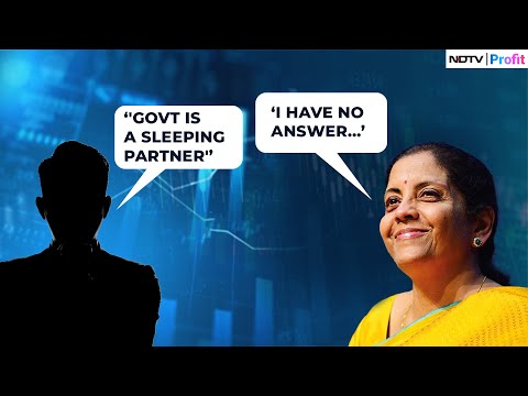 FM Nirmala Sitharaman Faces A Googly By Audience Member At BSE I NDTV Profit