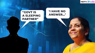 FM Nirmala Sitharaman Stumped By This Question At BSE I NDTV Profit