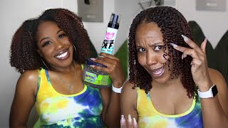 HAS THE NEW WETLINE WON ME OVER?! | MOUSSE + GEL WASH AND GO ON NATURAL HAIR