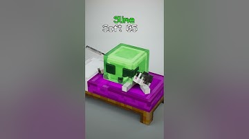 Minecraft Slime 3D Simulation (ft. Cat)