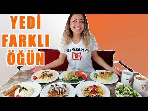 BİR ÖĞÜNDE 7 FARKLI ÖĞÜN YEDİM!