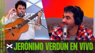 Nota completa a JERÓNIMO VERDÚN + CANCIONES en VIVO