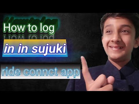 Login in sujuki ride connect app