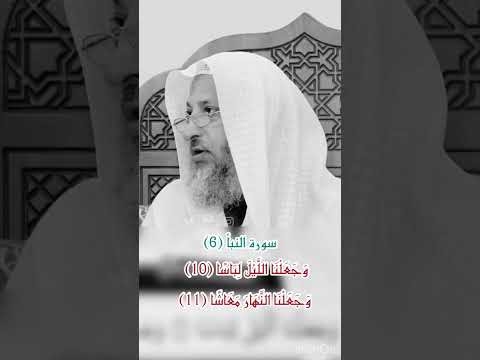 و ج ع ل ن ا الل ي ل ل ب اس ا 10 و ج ع ل ن ا الن ه ار م ع اش ا 11