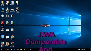 comparable and comparator in java