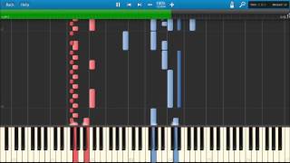 Video thumbnail of "Necropolis Theme Heroes of Might and Magic III Synthesia"