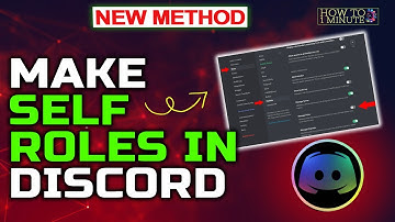 How to make self roles in discord 2024 | Role Commands (Self-assignable roles)