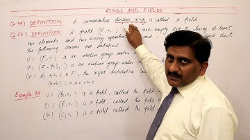 96. Ring and Field | Exercise 2.3 | Chapter 2 | Mathematical Methods by SM Yousaf