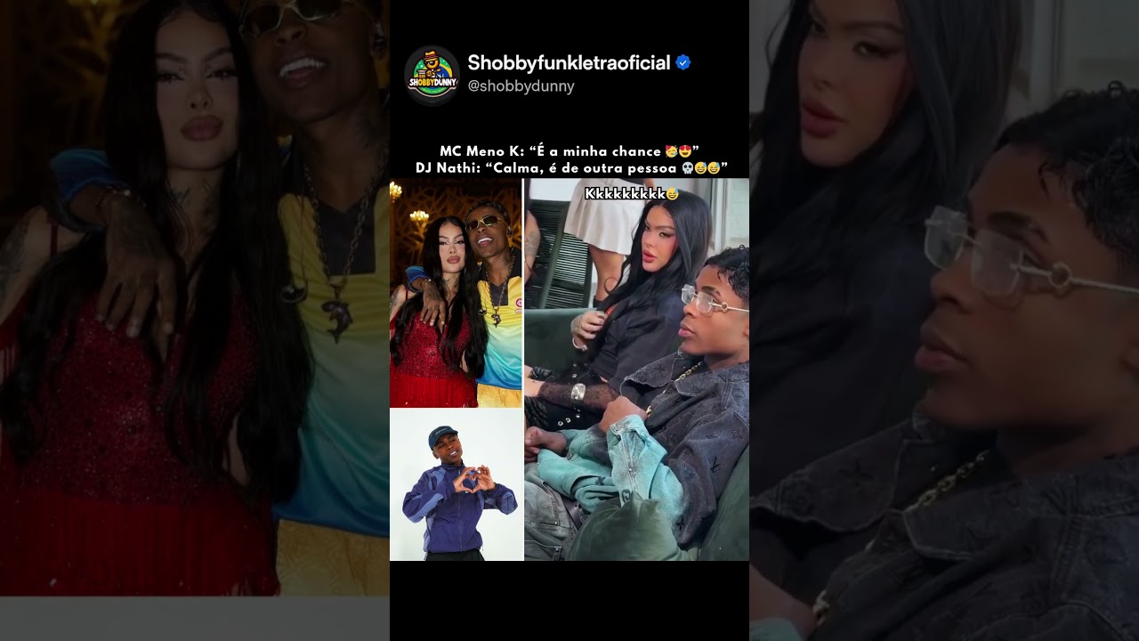 Inacreditável DJ Nathi zoa MC Meno K por tentar a sorte, reação viral dos fãs 😅 #shorts