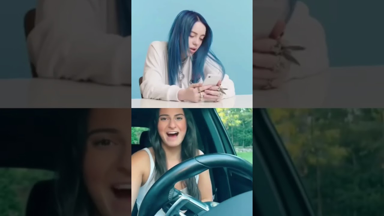 Billie ilish react to Nathalie after singing……….
