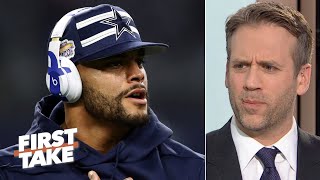 Max Kellerman isn't buying that Stephen Jones has confidence in Dak Prescott | First Take