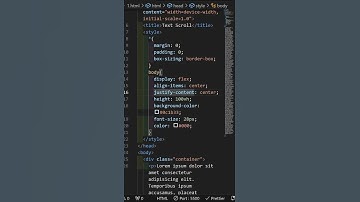 Scrolling text animation #html #css #shorts