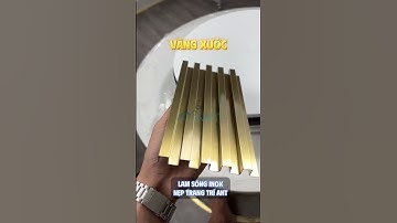 Lam sóng inox - ứng dụng trang trí showroom cửa hàng cực hợp #neptrangtri #nepinox #lamsonginox