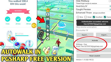 How to use Autowalk feature in Pgsharp free version | Autowalk in Pgsharp | Pgsharp Spoof Pokemon Go