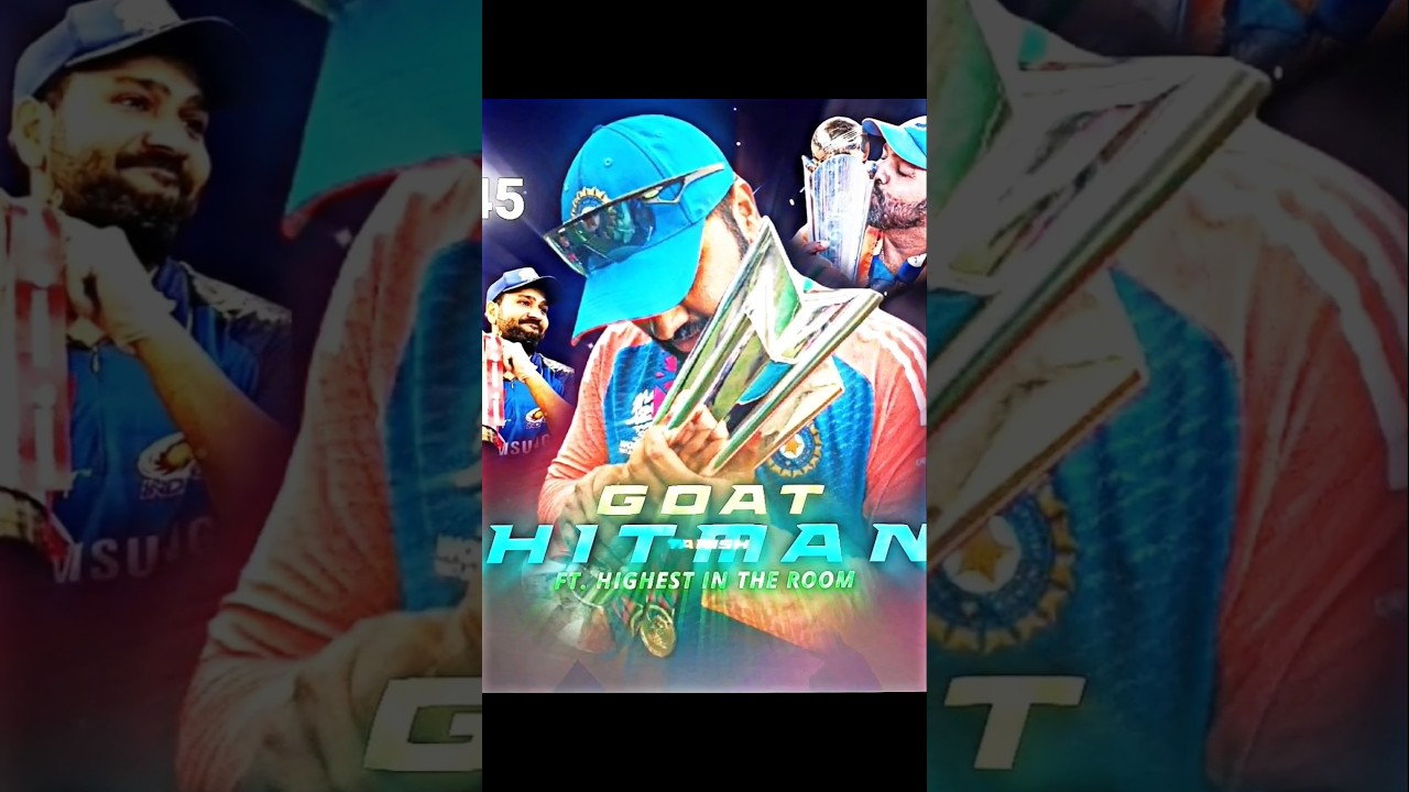 HBD - THE GOAT 🐐 #trending #shorts #cricket #rohitsharma #edit #mumbaiindians #ipl #viralvideo #fyp