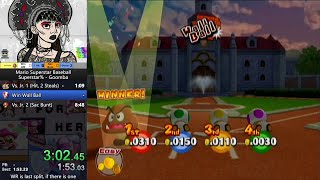 Mario Superstar Baseball - Superstar% Goomba in 4:24.933 (Former WR)
