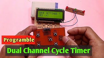 Dual channel cycle timer based on Atmega8