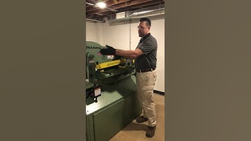 Piranha Ironworker Tool Tip: Urethane Hold Down Bar Adjustment