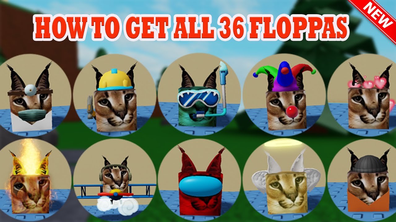 ALL 99 FLOPPA MORPHS  Roblox Find the Floppa Morphs 99 