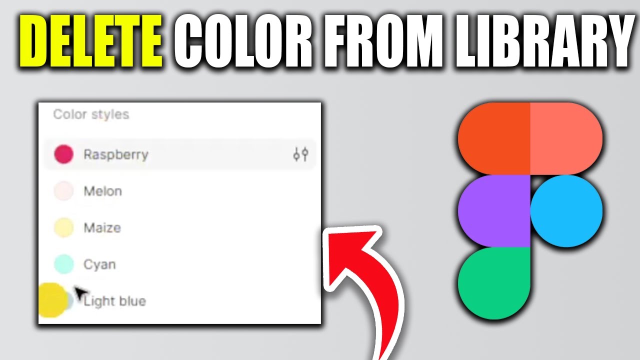 How To Delete Color From Library In Figma | Delete Color In Figma - YouTube