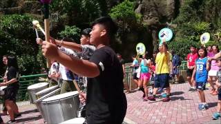 水蓮山莊運動會比賽聖火鼓樂踩街-- justinrio20170805