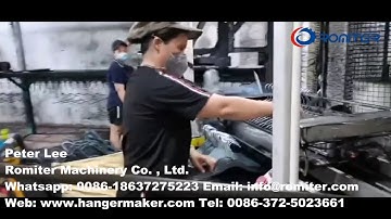 Flocking Plastic Hanger Gluing and Ungluing Machine