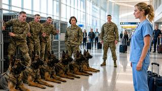 Just a Conference Nurse They Said —Until Her Secret Darkwater K9 Skills Stopped a Military Threat