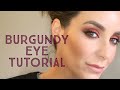 Burgundy Eye Makeup Quick Tutorial