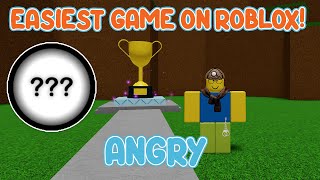 How to Get Angry Ending in easiest game on roblox! | ROBLOX