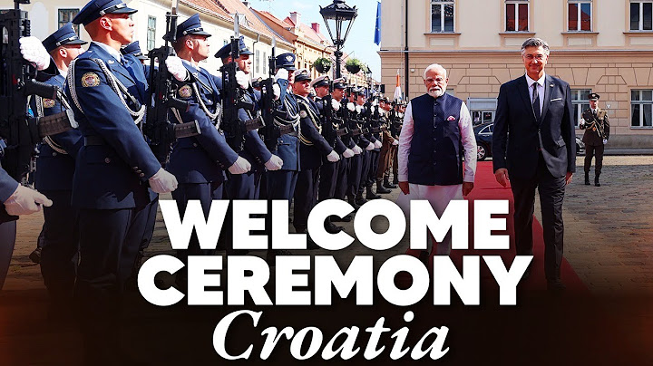 LIVE: Welcome Ceremony at St. Mark's Square in honour of PM Modi in Zagreb, Croatia