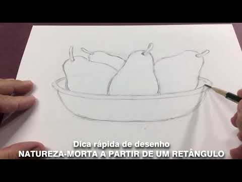 Vídeo: Como Desenhar Uma Natureza Morta Com Frutas